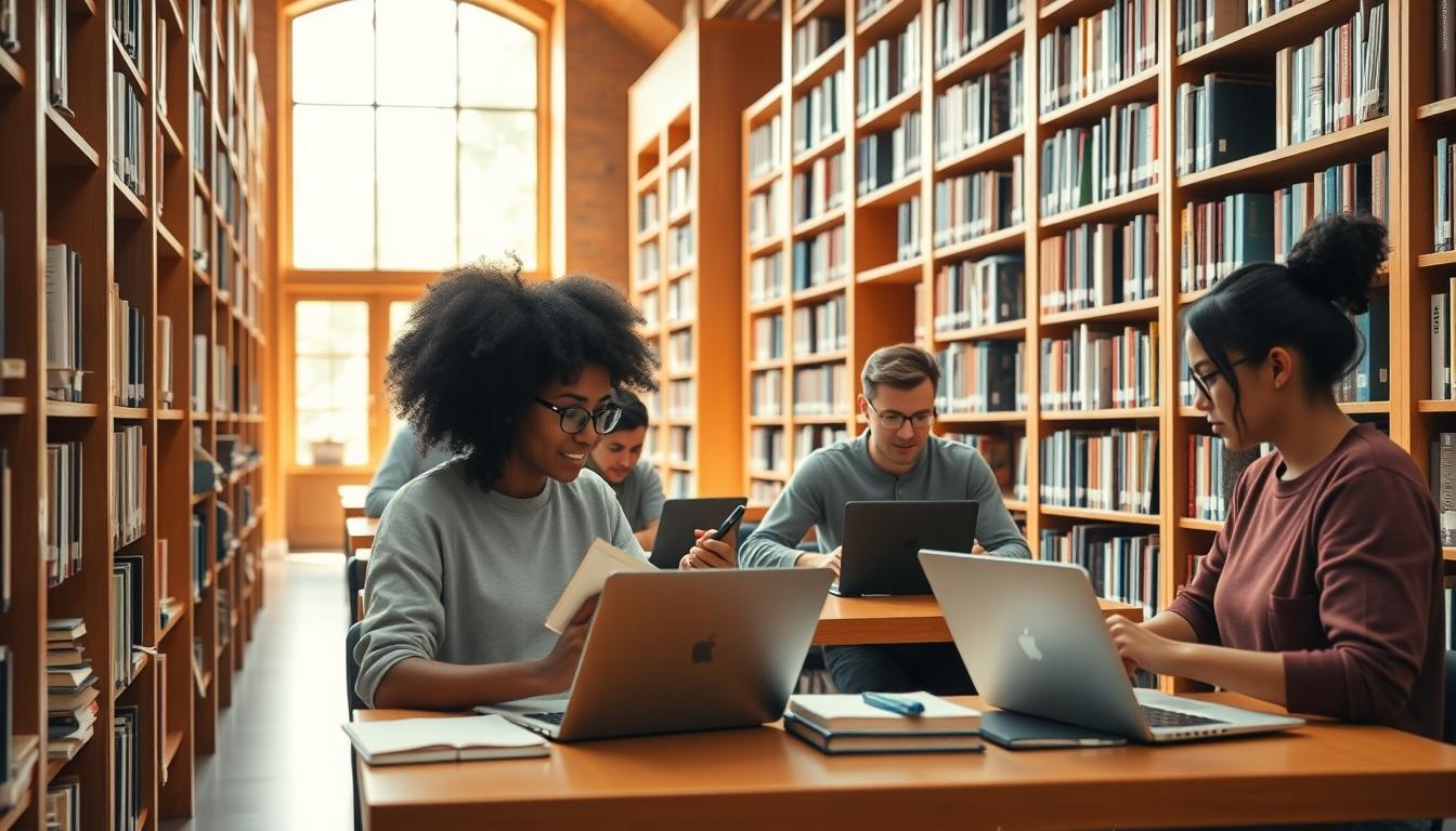 Student using online courses for flexible education